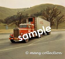 8x10 color semi-truck photo - 1950's Kenworth EXLEY picture
