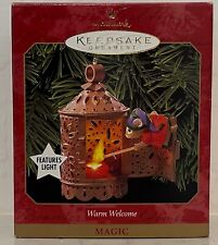 Hallmark Keepsake Ornament Mouse Warm Welcome Magic Light Up 1999 picture