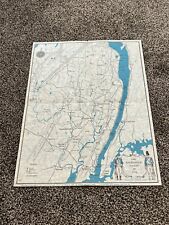 Revolutionary War in The Hackensack Valley in 1776 Map 19” x 14” picture