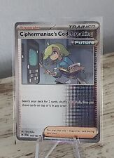 Ciphermaniac's Codebreaking 145/162 Reverse Holo Temporal Forces picture