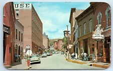 Postcard Looking West on Eureka Street, Central City CO (folds) J117 picture