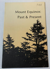 1970s booklet ~ MOUNT EQUINOX: PAST AND PRESENT Manchester, Vermont picture
