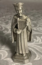 Pewter figurine of St. David From 1986 By JCC, Excellent Condition, No Box, NICE picture