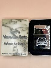 Vintage 1998 Mercedes Benz E-Class High Polish Chrome Zippo Lighter NEW In Box picture