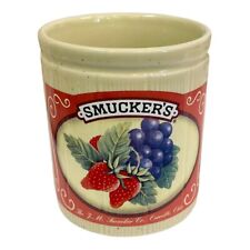 Vintage J. M. Smuckers Ceramic Jam Jar Crock #31882 Promotional picture