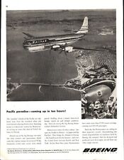 Original 1952 Boeing United Airlines Aircraft Magazine Ad nostalgic d4 picture