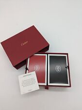 Cartier Playing Cards Black Red 2 Sets A Gift From Cartier with Case Authentic picture