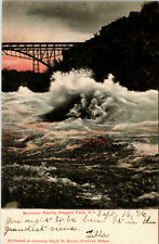 Niagara Falls Whirlpool Rapids Undivided Back  Postcard 1906 Night Scene picture