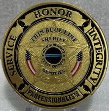 * 10 Pieces Sheriff Deputies Challenge Coin With Law Enforcement Oath In Capsule picture