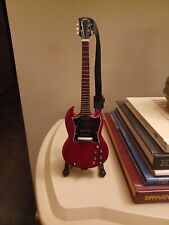 Gibson SG Minature 1:4 Scale   1969 Version Of Guitar Excellent  Workmanship  picture