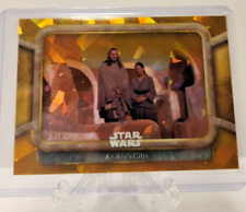 2024 Topps Star Wars Sapphire Anakin's Gifts GOLD Refractor SSP /50 picture
