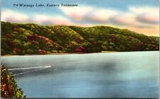 Watauga Lake Elizabethton Tennessee TN Linen Postcard L2 picture