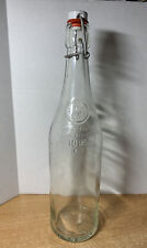 Vintage Geyer Freres Maison Fondee En 1895 Bottle with Hinged Bail Stopper 12.5