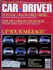 UP YOUR MILEAGE, AT THE GAS PUMPS - CAR AND DRIVER MAGAZINE, JULY 1981 picture