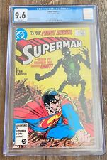 Superman #1 CGC 9.6 (Jan 1987) DC Comics 1st App New Metallo Collectors picture