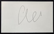 ALAN DERSHOWITZ Celebrity Lawyer OJ Trial Signed Autographed Index Card picture