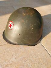 Hungarian early M50 Helmet Russian ssh40 style Parade version with red star picture