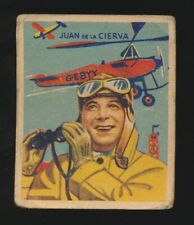 1934 R136 National Chicle SKY BIRDS (Series of 48) -#43 JUAN DE LA CIERVA picture