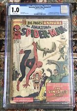 Amazing Spider-Man Annual #1 CGC 1.0 (1964). OW. 1st Appearance Sinister Six. picture