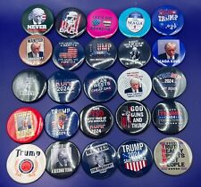 Donald Trump 2024 Campaign 25 Different Buttons Gift Set Gift Bag picture