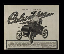 1903 Columbia Runabout Mark XXXVIII Electric Automobile Vehicle Car Ad picture