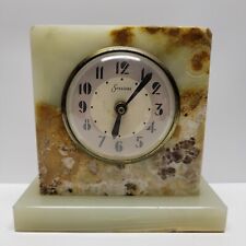 Vintage VTG Art Deco Genuine Onyx Sessions Clock - Modern Onyx MFG Co. Inc. picture