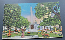 Savannah GA-Georgia, General Nathaniel Greene Monument Vtg 1930s post card new picture
