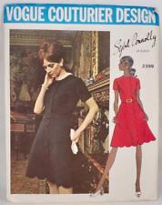Vogue Couturier Pattern Sybil Connolly Size 14 Dress Scalloped Edge 1960s NOS picture