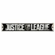 DC Comics Justice League Embossed Metal Street Sign Wall Decor picture