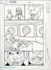JSA: Classified #31 pg 19 Alex Sanchez Original Art  Mr.Terrific Justice Society picture