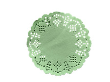 Green decorative Lace Paper doily 60sheets per packaging size 11.4cm/ 4.5 inch picture