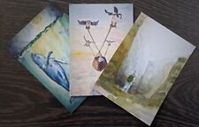 Travels of Little Fluffy - Handmade Postcards Prints by TORI - Iceland picture