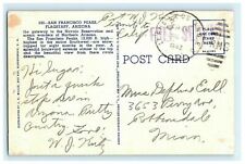 1942 San Francisco Peaks Flagstaff AZ Postcard w/ RMS Free Service Cancel picture