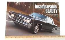 1966 CHRYSLER CROWN IMPERIAL ORIGINAL 2010 ARTICLE picture