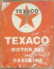 Texaco Metal sign Motor Oil And Gasoline picture
