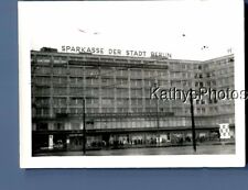 FOUND B&W PHOTO A_7715 VIEW OUTSIDE SPARKASSE DER STADT BERUN BUILDING picture