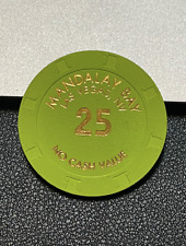 $25 MANDALAY BAY NCV NO CAH VALUE CASINO POKER CHIP (CHECK OUT MY OTHER NCV'S) picture
