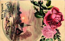Vintage Postcard- Souvenir from Bowen, IL. Early 1900s picture