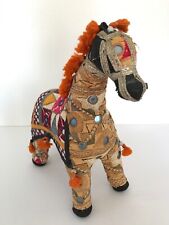 Rajasthani Vintage Handcrafted Patchwork Horse, Folk Art picture