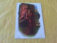 1910s BASEBALL POSTCARD ARTIST SIGNED JAMES DEWEY CAUGHT STEALING PRETTY WOMAN picture