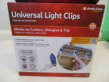 Simple Living Solutions Universal Light Clips, 100 Clips picture