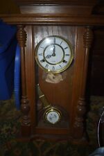 Antique Oak Regulator Clock for parts picture