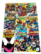 LOT (x9) Spider-man Maximum Carnage Spirit of Venom Newsstand Comic Books  picture