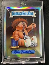 2022 GARBAGE PAIL KIDS CHROME 5 TOM BUNK AUTOGRAPH 174 REPAIRED REX AUTO picture