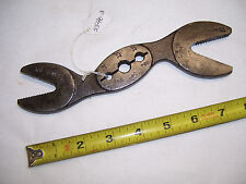 THE HAWKEYE WRENCH Co. Vintage Double Ended Alligator Wrench, USA picture