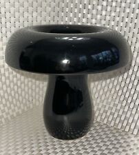 Karim Rashid Mikasa  Mushroom Black Modern Vase 6” MCM picture