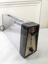 Vintage Hoover Slim Longline Space Saver Toaster #8517 Trapezoid Trim Chrome picture