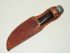 Vintage KA-BAR Union Cutlery Co. Olean NY Hunting, Survival Knife w/ Sheath picture