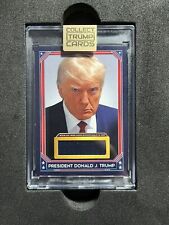 Official Collect Trump Cards Physical Card with Piece of Mugshot Suit - #277/395 picture