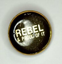 Vintage Rebel and Proud of It Enamel Pin New Old Stock Retro picture
